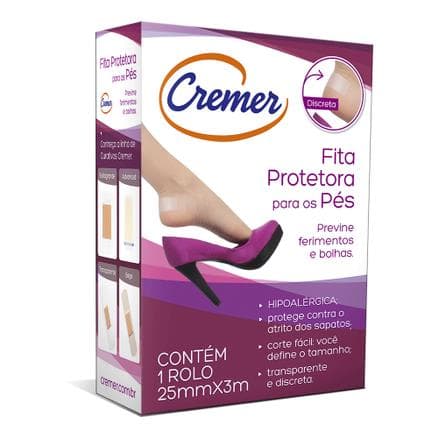 Fita Protetora para os Pés Cremer 25mx3m - Portal do Médico
