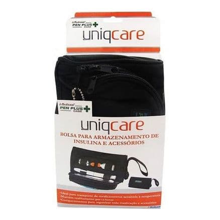 Bolsa para Armazenamento de Insulina e Acessórios Uniqcare Pen Plus Case