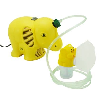 Inalador Nebulizador Ns Inalafante Amarelo
