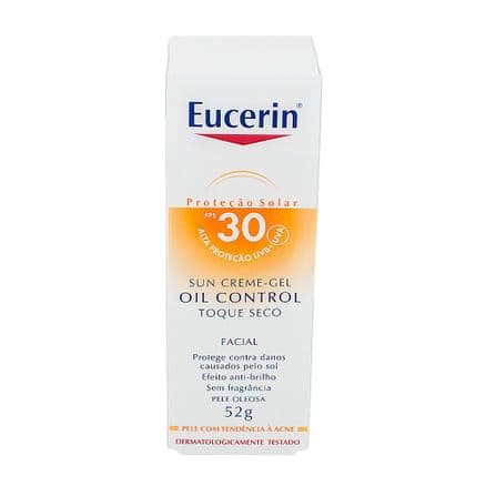 Eucerin Oil Control Toque Seco Protetor Solar FPS 30 Creme Gel 52g