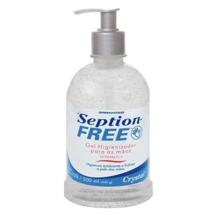 Gel Higienizador para Mãos Greenwood CrystalSeption Free 500ml - Portal do Médico