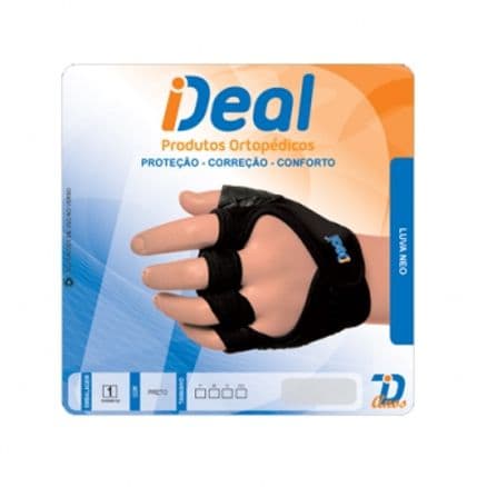Luva Neo Ideal Preto Tamanho M - Portal do Médico