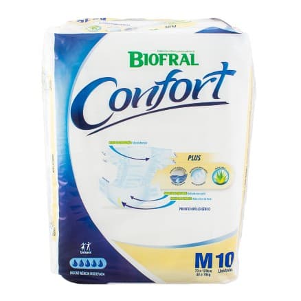 Fralda Geriátrica Tena Biofral Confort Plus M 10 unidades - Portal do Médico