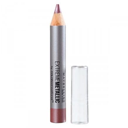 Batom Lápis Maybelline Color Sensational Extreme Metallic Cor 140 Aceita
