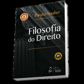 Livro - Filosofia do Direito - Nader - 25ª edição - Portal do Médico