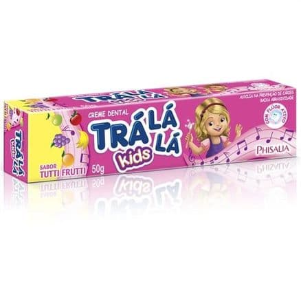 Creme Dental Gel Trá Lá Lá Tutti Frutti 50g - Portal do Médico