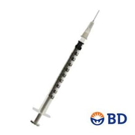 Seringa Estéril para Insulina BD Plastipak 1mL 0,38 x 13mm c/ 1