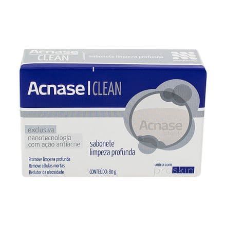 Acnase Clean Sabonete Limpeza Profunda Sabonete 80g