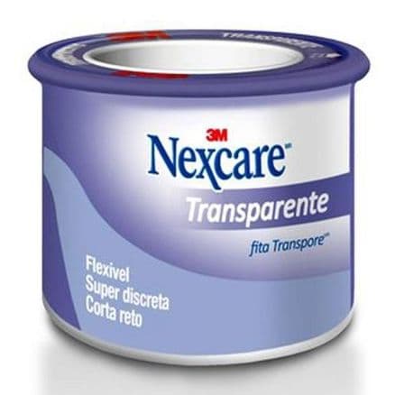 Esparadrapo Transpore Nexcare Transparente 5cm x 4,5m