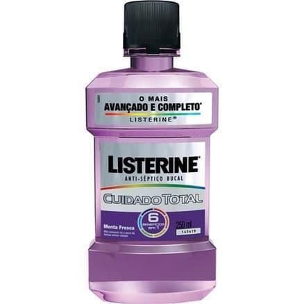 Enxaguatório Antisséptico Listerine Cuidado Total 250ml