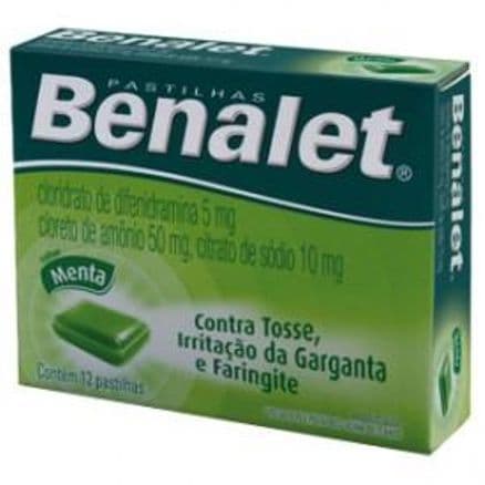 Benalet Sabor Menta 12 pastilhas