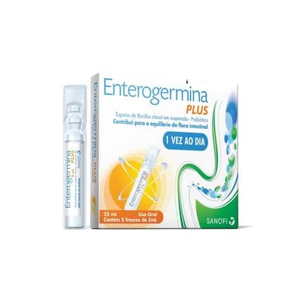 Enterogermina Plus 5 frascos 5ml