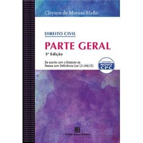 Livro - Direito Civil - Parte Geral - Mello - 3ª edição - Portal do Médico