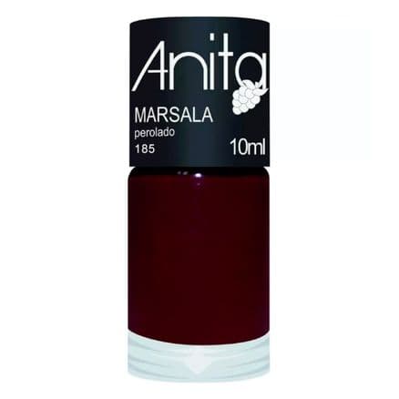 Esmalte Anita Cor Marsala Perolado 10ml