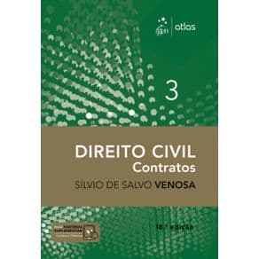 Livro - Direito Civil - Contratos - Vol. 3 - Venosa - 18ª edição - Portal do Médico