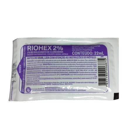 Riohex 2% Escova Esponja 22ml - Portal do Médico