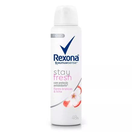 Desodorante Aerosol Rexona Stay Fresh Flores Brancas e Lichia Feminino 150 ml