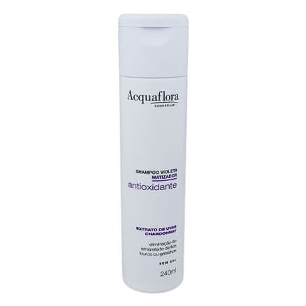 Shampoo Acquaflora Violeta Antioxidante Matizador Sem Sal 240ml - Portal do Médico