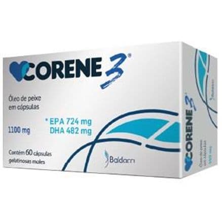 Corene 3 Óleo de Peixe 1100mg 60 cápsulas - Portal do Médico