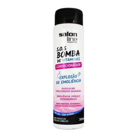 Condicionador Salon Line S.O.S Bomba Cachos e Crespos 300ml - Portal do Médico