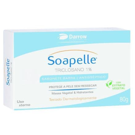 Soapelle Sabonete Antisséptico 80g - Portal do Médico