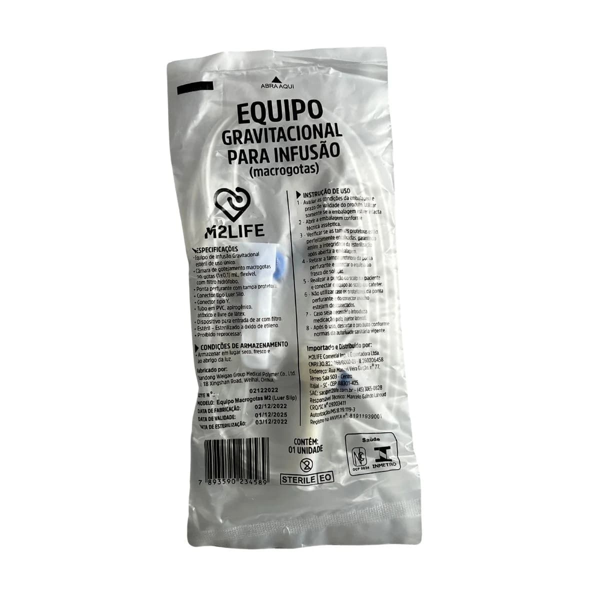 EQUIPO MACRO SLIP C/ FILTRO INJ LATERAL – M2LIFE