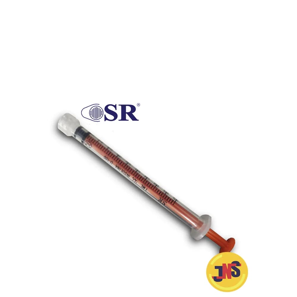 Seringa Desc. 1ml Insulina Luer Lock
