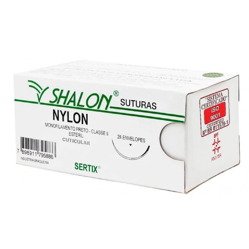 Fio Nylon 4.0 Cuticular com Agulha 2,0cm