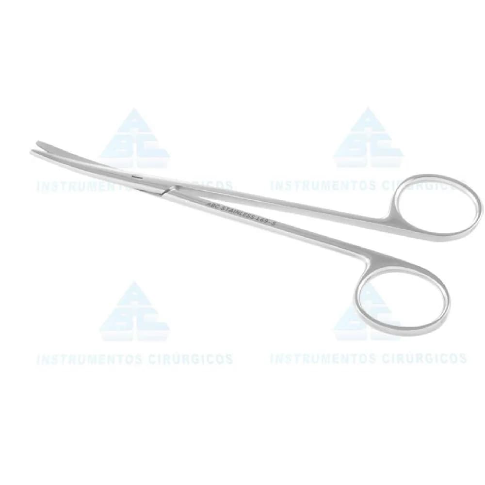 Tesoura Metzembaum 15cm Curva