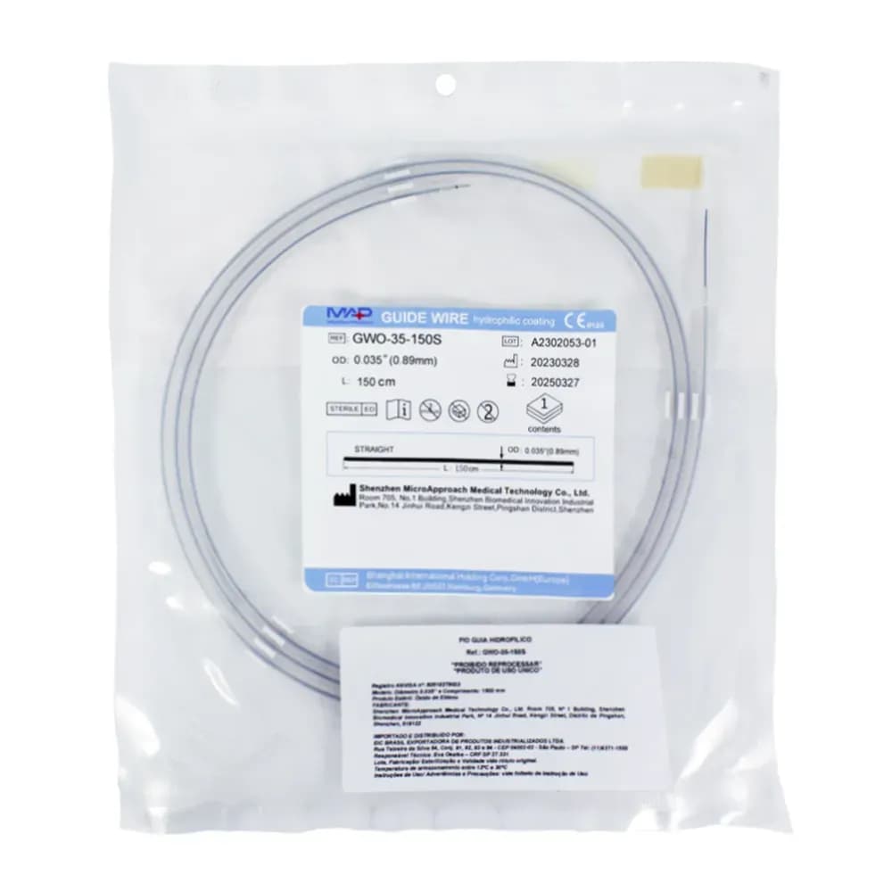 FIO GUIA HIDROFÍLICO NITINOL 0,035