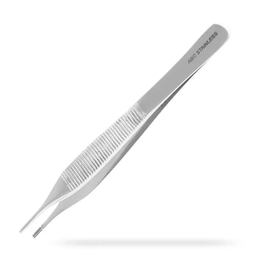 PINÇA ADSON BROWN COM DENTES EM AÇO INOX TAM12CM 9x9 ABC