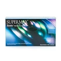 Luva de Procedimento de Nitrilo Azul Cobalto Sem Pó Sonic - Supermax