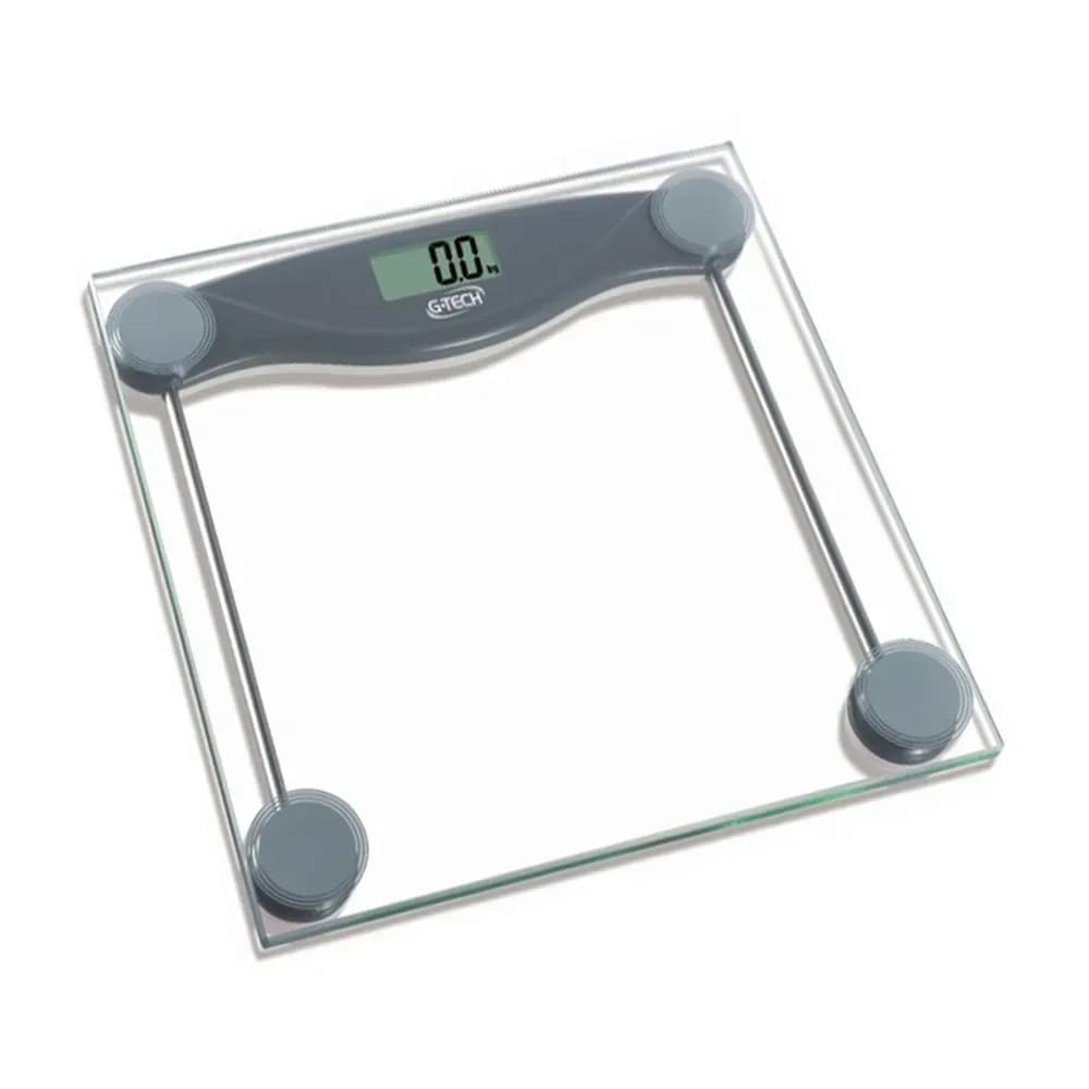 BALANÇA DIGITAL DE BANHEIRO VIDRO TEMP. GLASS10 180KG G-TECH