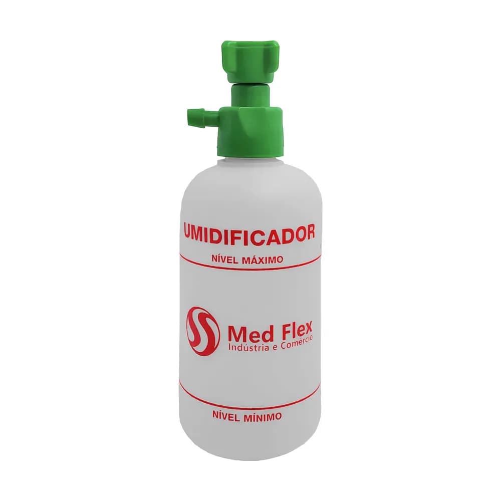 UMIDIFICADOR PARA OXIGÊNIO E AR COMPRIMIDO 250ML MED FLEX