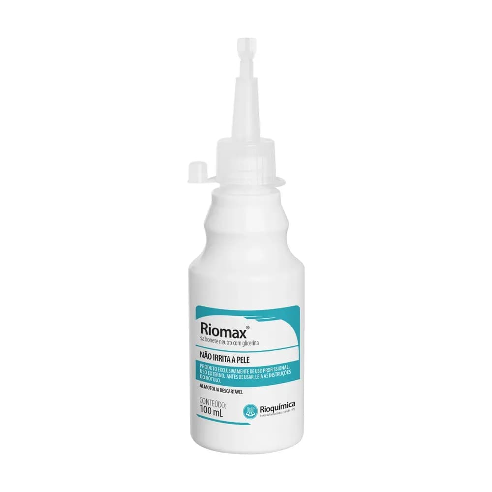 SABONETE NEUTRO COM GLICERINA 100ML RIOMAX RIOQUÍMICA