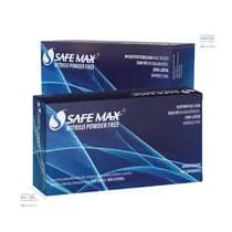 Luva Nitrílica para Procedimento Sem Pó Azul - SafeMax by Supermax