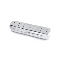 Estojo Inox Perfurado 18x4x3cm - Golgran