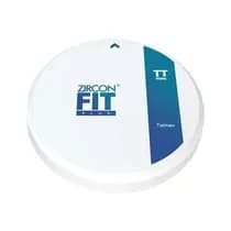 Disco de Zircônia Fit Plus White TT para Sistema OP de CAD/CAM D98 x H14mm Branco