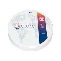 Disco de Zircônia Fit Plus Explore Esthetic ML 4D para Sistema ZZ de CAD/CAM D95 x H18mm BL2