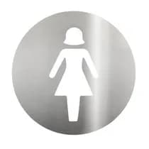 Placa de Sinalização para Banheiro Feminino - Biosin