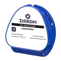 Disco de zircônia ZirkOM AG HS 25mm