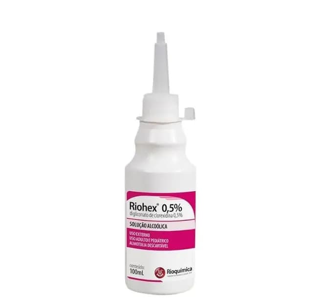 Clorexidina 0,5% Alcoólica Antisséptico Rioquímica