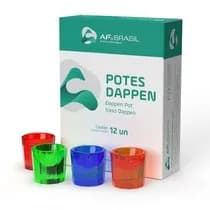 Pote Dappen Vidro Colorido - AF do Brasil