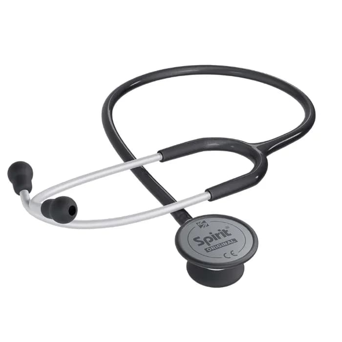 Estetoscópio Spirit Pro-Lite Adulto Cinza Escuro Perolizado
