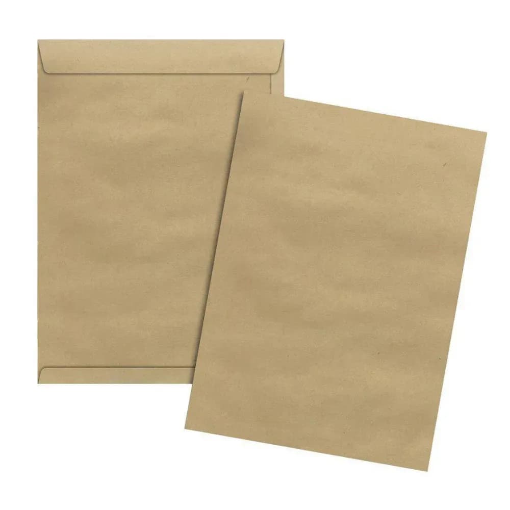 ENVELOPE PARDO NATURAL 176X250MM 80GRS 250 ENVELOPES FORONI