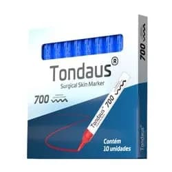 Caneta Marcação Cirúrgica Azul TONDAUS 700 - 2.0 a 3.0mm - 10un