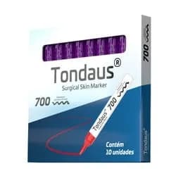Caneta Marcação Cirúrgica Roxa TONDAUS 700 - 2.0 a 3.0mm - 10un