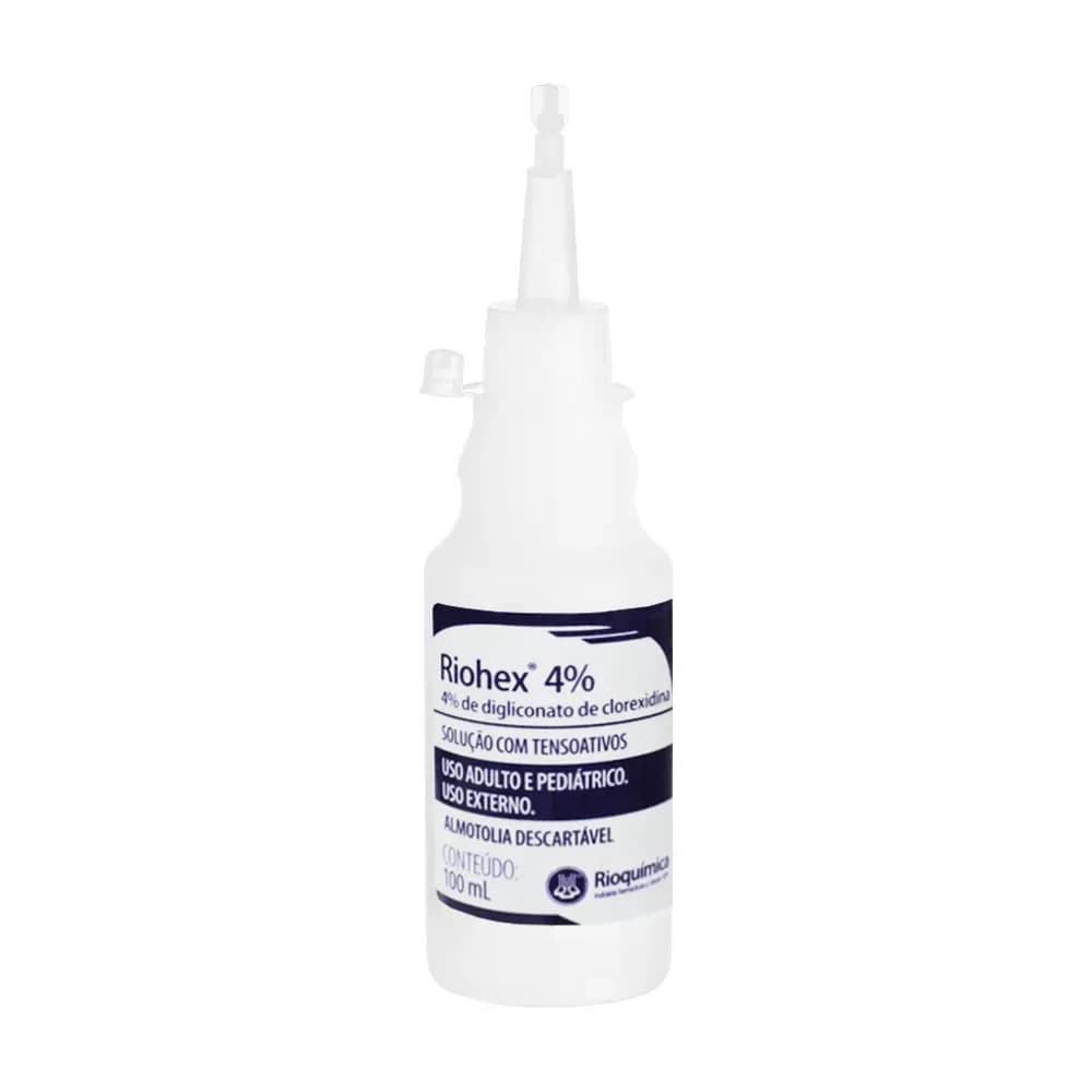 CLOREXIDINA DEGERMANTE 4% COM TENSOATIVOS RIOHEX RIOQUÍMICA