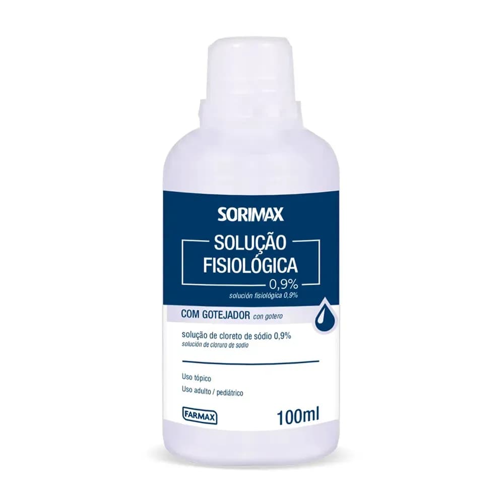 SORO FISIOLÓGICO CLORETO DE SÓDIO BICO DOSADOR 0,9% FARMAX