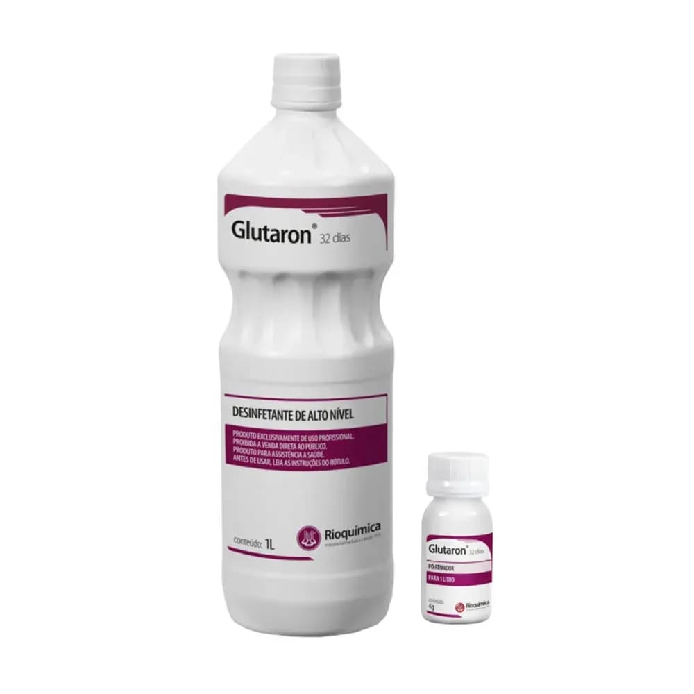 GLUTARON GLUTARALDEIDO DESINFETANTE 2% 32 DIAS RIOQUÍMICA